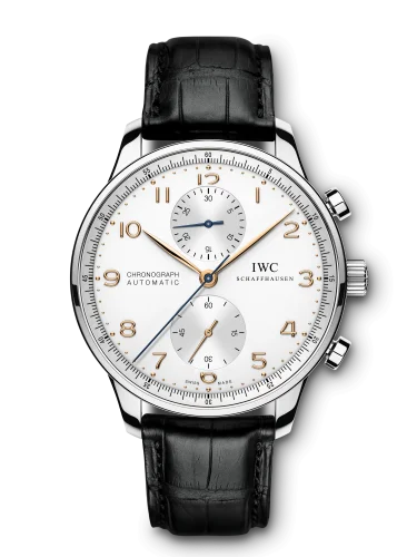 IWC IWC - IW3716-04 Portugieser Chronograph Stainless Steel / Silver - Rose
