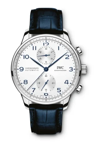 IWC IWC - IW3716-05 Portugieser Chronograph Stainless Steel / Silver - Blue