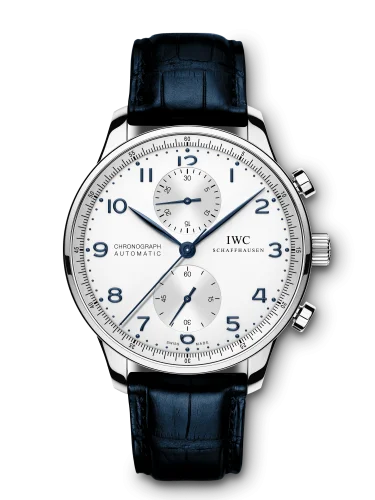 IWC IWC - IW3716-05 Portugieser Chronograph Stainless Steel / Silver - Blue