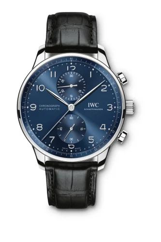 IWC IWC - IW3716-06 Portugieser Chronograph Stainless Steel / Blue
