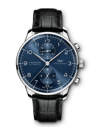 IWC IWC - IW3716-06 Portugieser Chronograph Stainless Steel / Blue