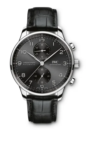 IWC IWC - IW3716-09 Portugieser Chronograph Stainless Steel / Black