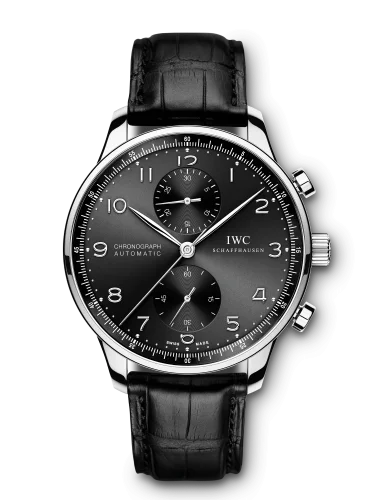 IWC IWC - IW3716-09 Portugieser Chronograph Stainless Steel / Black