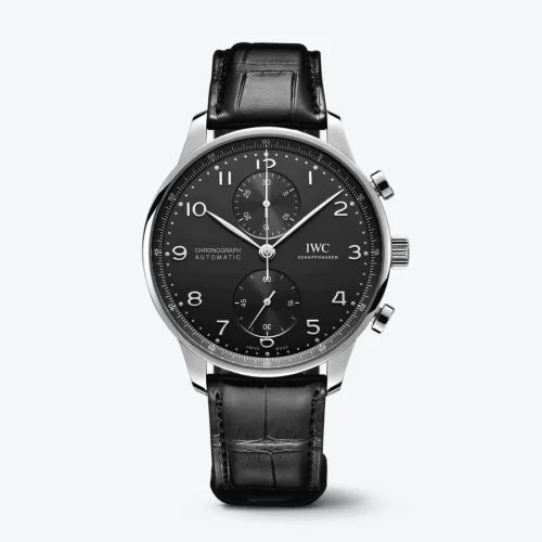 IWC IWC - IW3716-09 Portugieser Chronograph Stainless Steel / Black