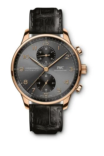 IWC Portugieser Chronograph Red Gold / Grey