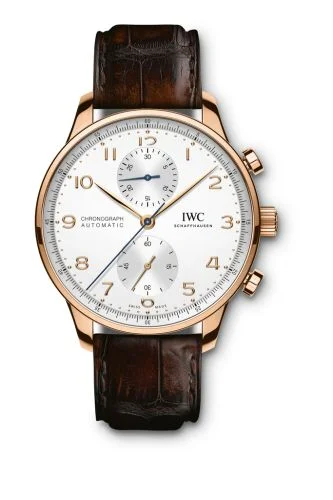 IWC Portugieser Chronograph Red Gold / Silver