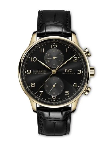 IWC Portugieser Chronograph Rose Gold / Black