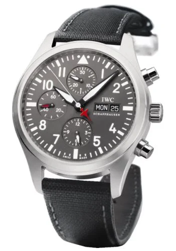 IWC - IW3717-14 Pilot's Watch Chronograph Stainless Steel / Patrouille Suisse
