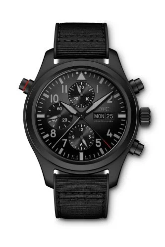 IWC - IW3718-15 Pilot's Watch Double Chronograph Top Gun Ceratanium
