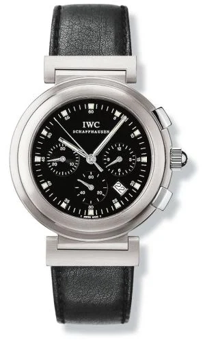 IWC - IW3728-06 Da Vinci SL Chronograph MecaQuartz Stainless Steel Brushed / Black / Nappa
