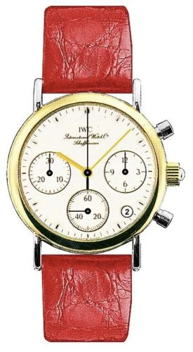 IWC - IW3730-12 Portofino Lady Chronograph MecaQuartz Stainless Steel / Yellow Gold / White / Alligator