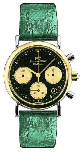 IWC - IW3730-17 Portofino Lady Chronograph MecaQuartz Stainless Steel / Yellow Gold / Black / Alligator