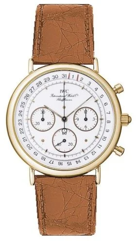 IWC - IW3731-02 Portofino Chronograph MecaQuartz Yellow Gold / White / Alligator