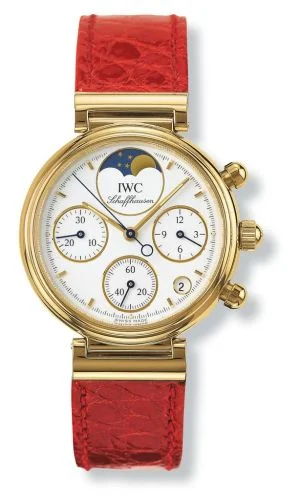 IWC Kleine Da Vinci Yellow Gold / White / Red Croco