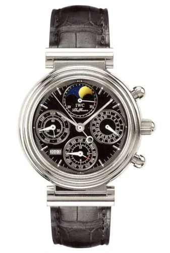 IWC - IW3750-30 Da Vinci Perpetual Stainless Steel / Black / English