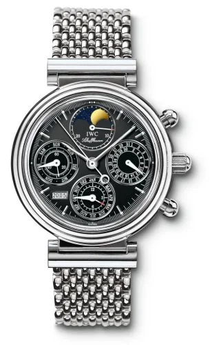 IWC - IW3750-32 Da Vinci Perpetual Stainless Steel / Black / German / Bracelet