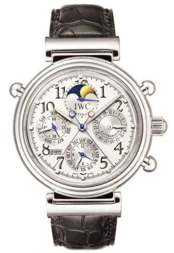 IWC - IW3754-11 Da Vinci Perpetual Rattrapante Platinum / Silver / English