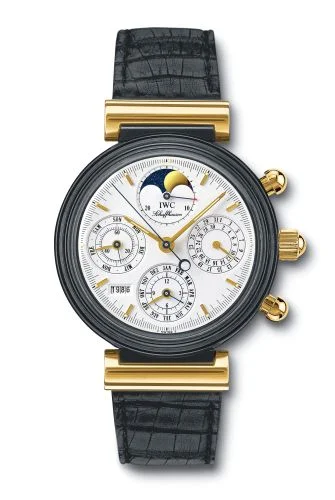 IWC - IW3755-01 Da Vinci Perpetual Black Ceramic / Yellow Gold / White / German