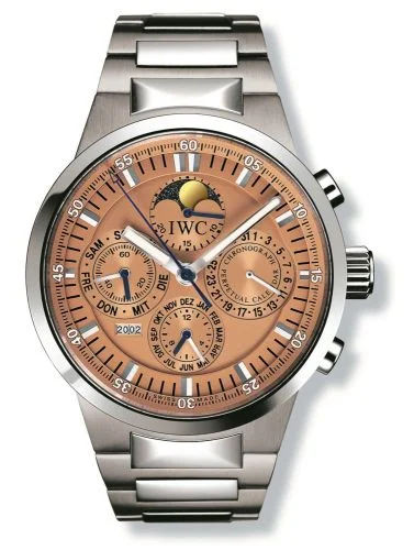 IWC - IW3756-09 GST Perpetual Calendar Stainless Steel / Salmon / German