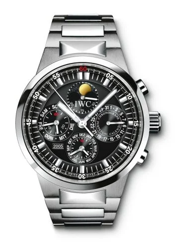 IWC - IW3756-13 GST Perpetual Calendar Stainless Steel / Black / German