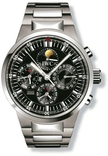 IWC - IW3756-16 GST Perpetual Calendar Stainless Steel / Black / French