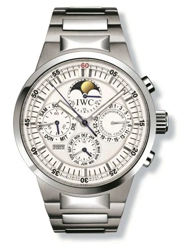 IWC - IW3756-18 GST Perpetual Calendar Stainless Steel / White / Italian
