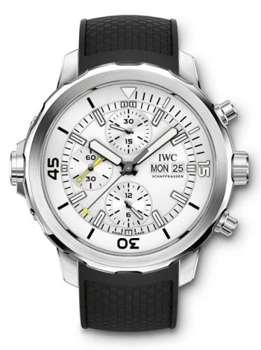IWC - IW3768-01 Aquatimer Chronograph Stainless Steel / Silver / Rubber