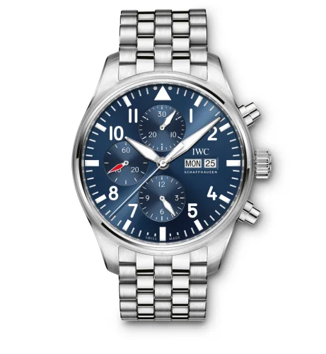 IWC - IW3777-17 Pilot's Watch Chronograph Stainless Steel / Le Petit Prince / Bracelet
