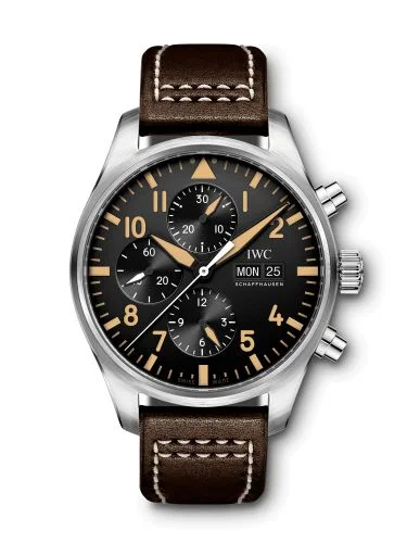 IWC - IW3777-20 Pilot's Watch Chronograph Stainless Steel / 20th Anniversary Watches of Switzerland