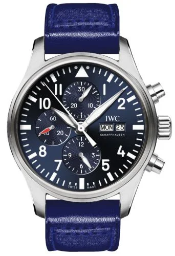 IWC - IW3777-22 Pilot's Watch Chronograph Stainless Steel / Le Petit Prince / Santoni