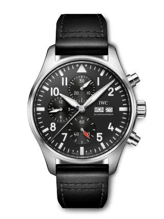 IWC - IW3780-01 Pilot's Watch Chronograph Stainless Steel / Black