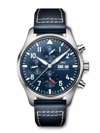 IWC - IW3780-03 Pilot's Watch Chronograph Stainless Steel / Blue
