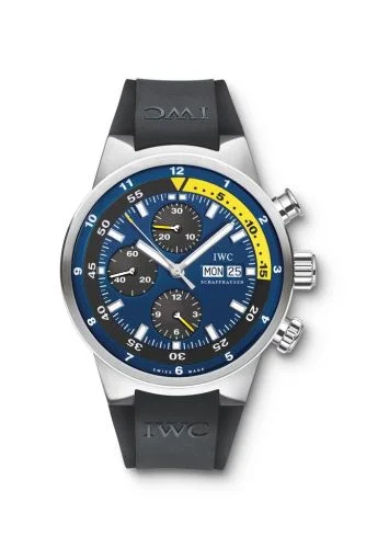 IWC - IW3782-03 Aquatimer Chronograph Stainless Steel / Blue / Rubber / Tribute to Calypso