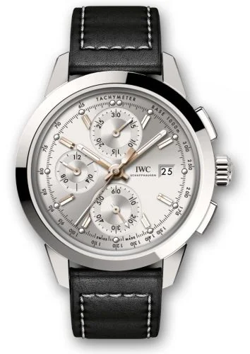 IWC - IW3808-AH Ingenieur Chronograph Custom Stainless Steel / Silver-Gold / Calf