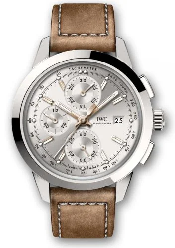 IWC - IW3808-AJ Ingenieur Chronograph Custom Stainless Steel / Silver-Gold / Calf