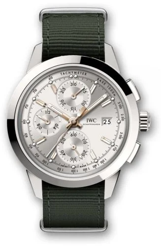 IWC - IW3808-AM Ingenieur Chronograph Custom Stainless Steel / Silver-Gold / NATO