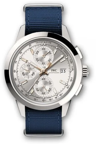 IWC - IW3808-AN Ingenieur Chronograph Custom Stainless Steel / Silver-Gold / NATO
