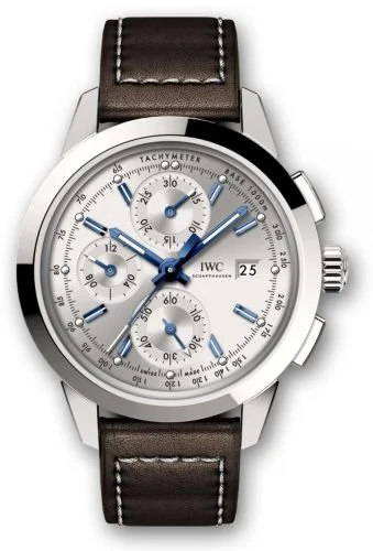 IWC - IW3808-AP Ingenieur Chronograph Custom Stainless Steel / Silver-Blue/ Calf