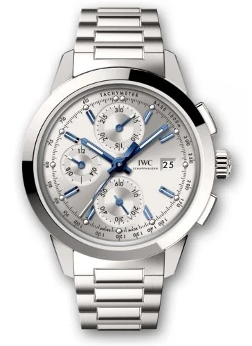 IWC - IW3808-AS Ingenieur Chronograph Custom Stainless Steel / Silver-Blue / Bracelet
