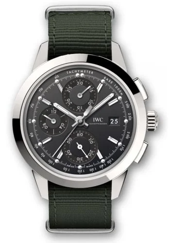 IWC - IW3808-AZ Ingenieur Chronograph Custom Stainless Steel / Black-Rhodium / NATO