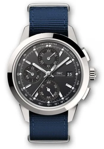 IWC - IW3808-BA Ingenieur Chronograph Custom Stainless Steel / Black-Rhodium / NATO