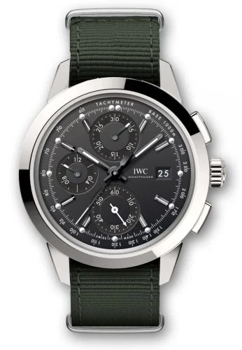 IWC - IW3808-BG Ingenieur Chronograph Custom Stainless Steel / Black-Black / NATO