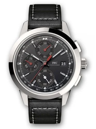 IWC - IW3808-BI Ingenieur Chronograph Custom Stainless Steel / Black-Red / Calf
