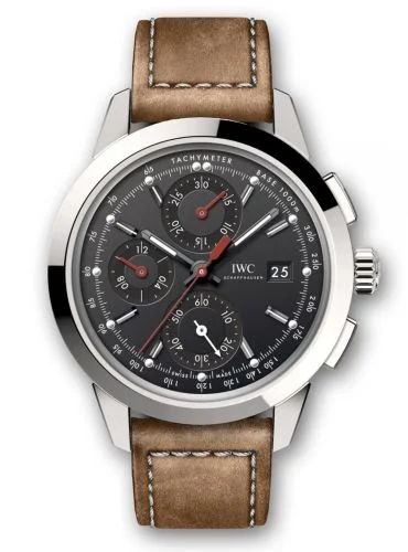 IWC - IW3808-BK Ingenieur Chronograph Custom Stainless Steel / Black-Red / Calf