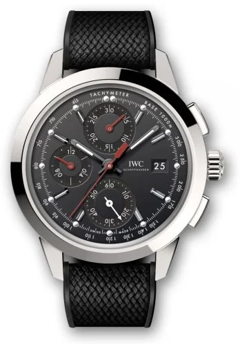IWC - IW3808-BL Ingenieur Chronograph Custom Stainless Steel / Black-Red / Rubber