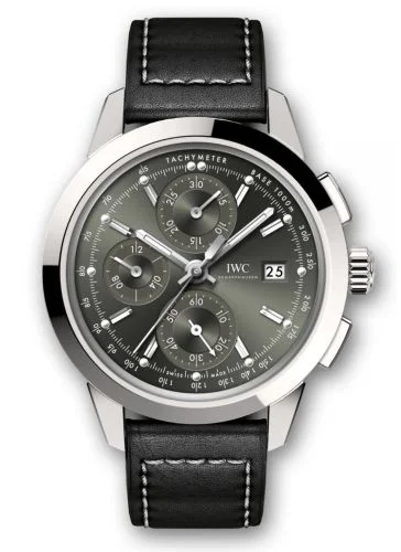 IWC - IW3808-BN Ingenieur Chronograph Custom Stainless Steel / Green-Rhodium / Calf