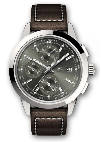 IWC - IW3808-BO Ingenieur Chronograph Custom Stainless Steel / Green-Rhodium / Calf