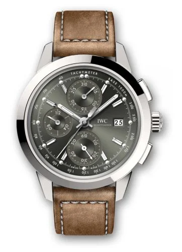 IWC - IW3808-BP Ingenieur Chronograph Custom Stainless Steel / Green-Rhodium / Calf