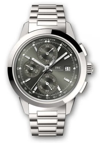IWC - IW3808-BR Ingenieur Chronograph Custom Stainless Steel / Green-Rhodium / Bracelet