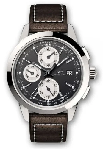 IWC - IW3808-BU Ingenieur Chronograph Custom Stainless Steel / Black-Silver-Black / Calf